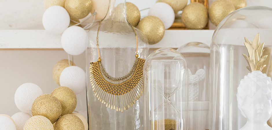 Гирлянда хлопковые фонарики Сotton Ball Shell-Gold - Loft-Concept в Барнауле