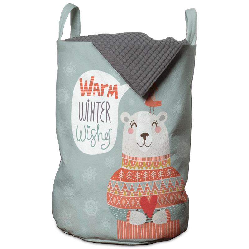 Корзина Warm winter wishes Basket Мульти Корзина Warm winter wishes Basket Мульти в Барнауле | Loft Concept