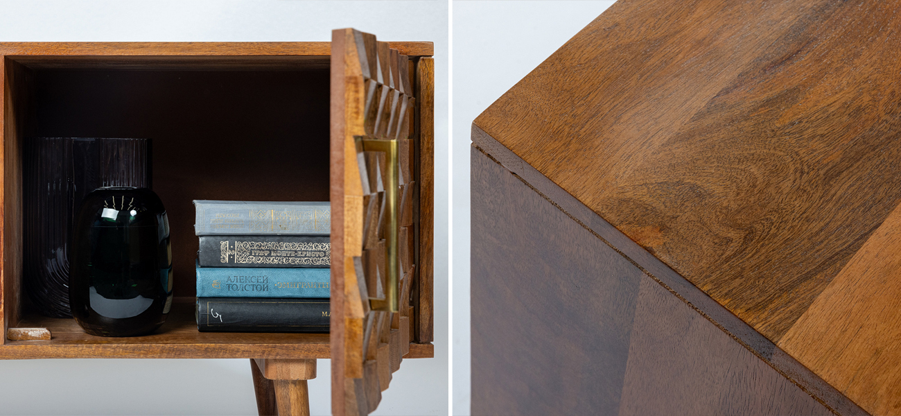 ТВ-тумба из массива Yesenka  - фото №1