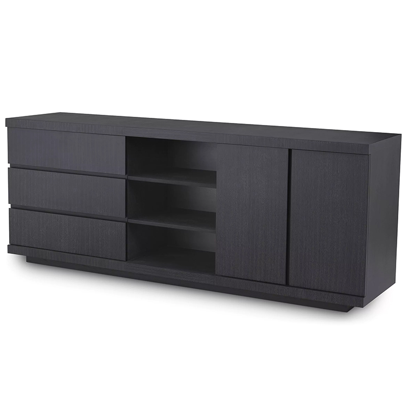 Комод Eichholtz Dresser Crosby Black Черный в Барнауле | Loft Concept 