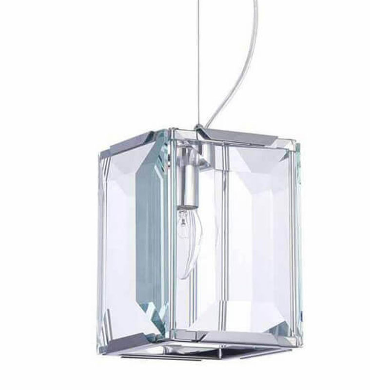 Подвесной светильник Harlow Crystal Square chrome Хром Подвесной светильник Harlow Crystal Square chrome Хром в Барнауле | Loft Concept