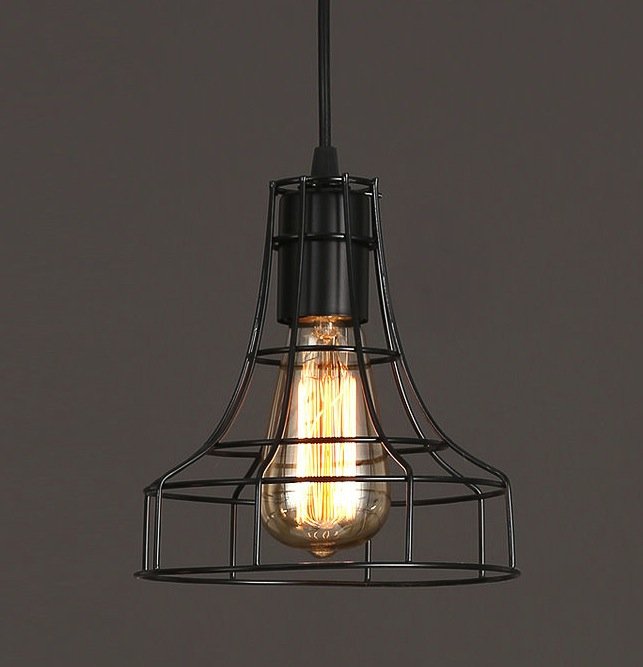 Cветильник Loft Nest Cage №2 Черный Cветильник Loft Nest Cage №2 Черный в Барнауле | Loft Concept