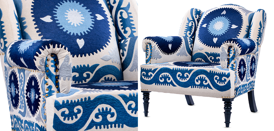 Кресло Accent Chairs Indigo Sun Кресло Accent Chairs Indigo Sun - Loft-Concept в Барнауле