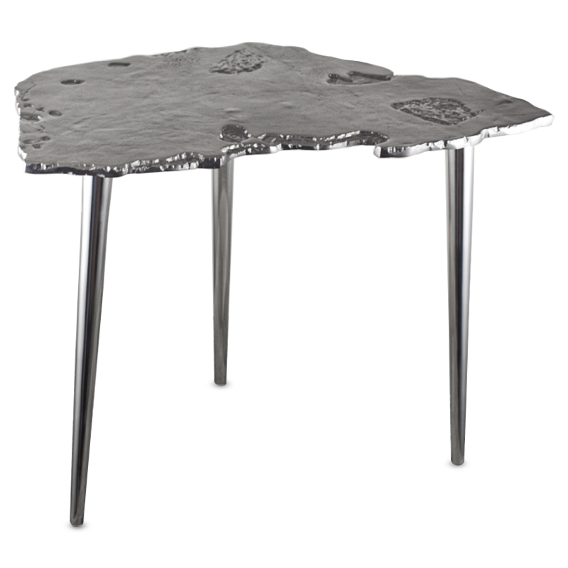 Приставной стол Edmundo Side Table II Серебряный Приставной стол Edmundo Side Table II Серебряный в Барнауле | Loft Concept