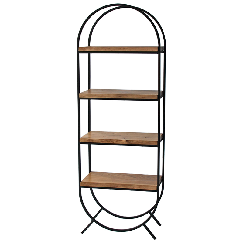 Стеллаж Moses Industrial Metal Rust Rack Черный Коричневый Стеллаж Moses Industrial Metal Rust Rack Черный Коричневый в Барнауле | Loft Concept
