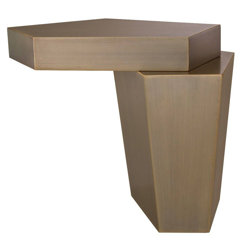 Приставной стол Eichholtz Coffee Table Calabasas High brass Латунь Античная полированная Приставной стол Eichholtz Coffee Table Calabasas High brass Латунь Античная полированная в Барнауле | Loft Concept