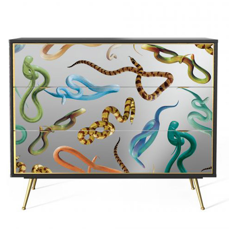 Комод Seletti Chest of Three Drawers Snakes Мульти Комод Seletti Chest of Three Drawers Snakes Мульти в Барнауле | Loft Concept
