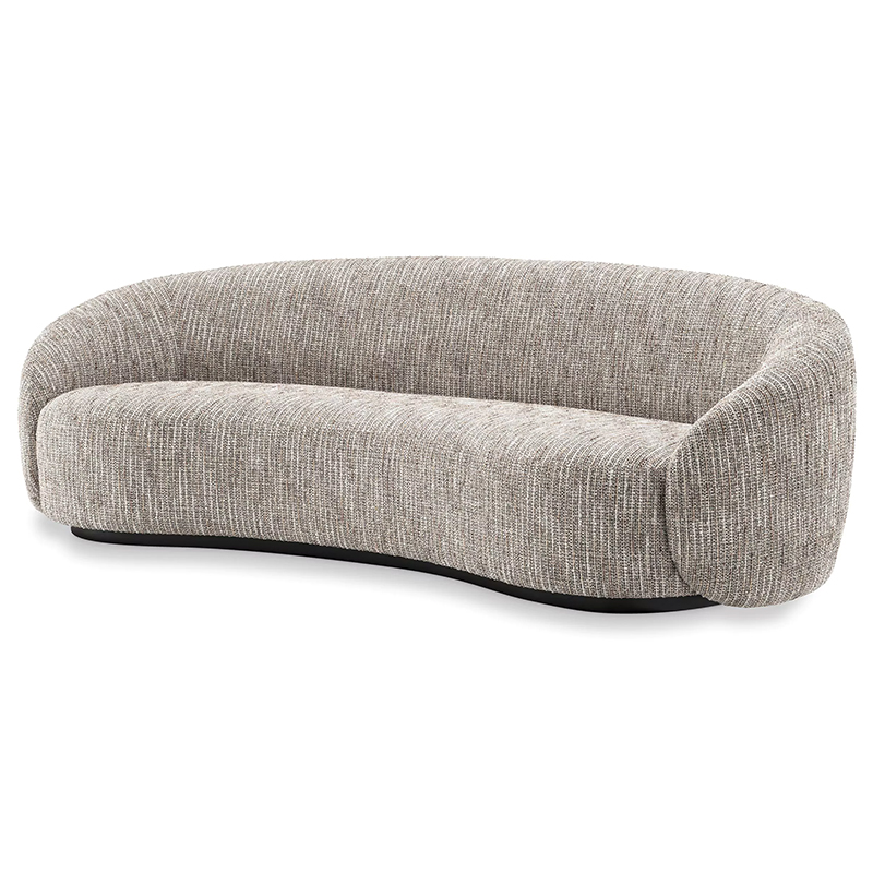 Диван Eichholtz Sofa Amore Бежево-серый Черный Бежево-серый Черный в Барнауле | Loft Concept 