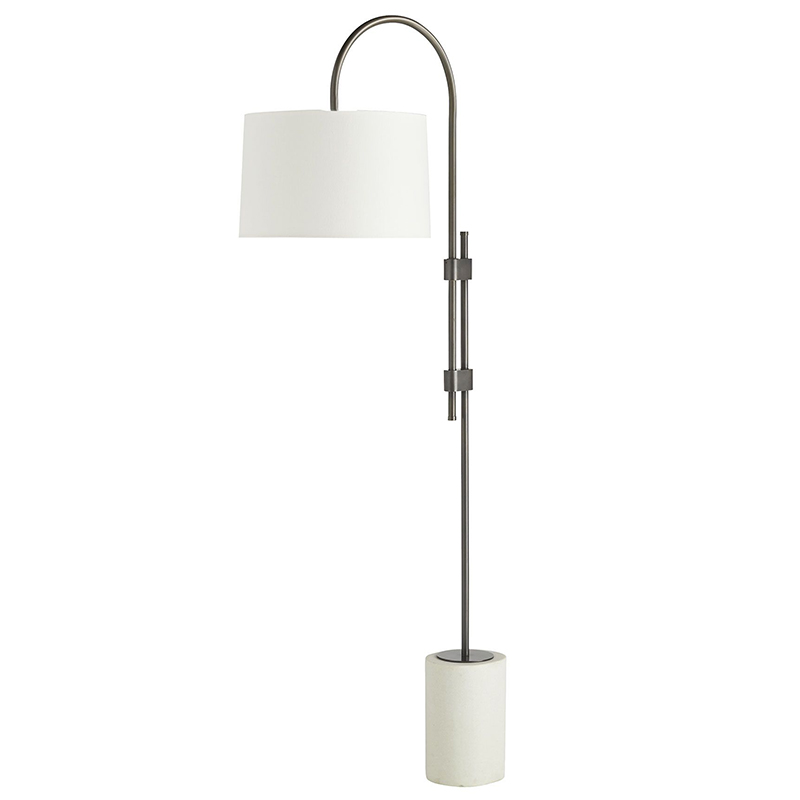 Торшер Arteriors ILY FLOOR LAMP Темная бронза Белый Торшер Arteriors ILY FLOOR LAMP Темная бронза Белый в Барнауле | Loft Concept
