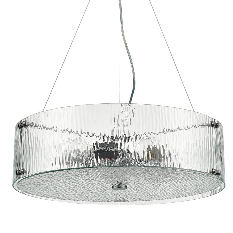 Люстра Rainy Glass Lamp D55 Прозрачный Хром Люстра Rainy Glass Lamp D55 Прозрачный Хром в Барнауле | Loft Concept