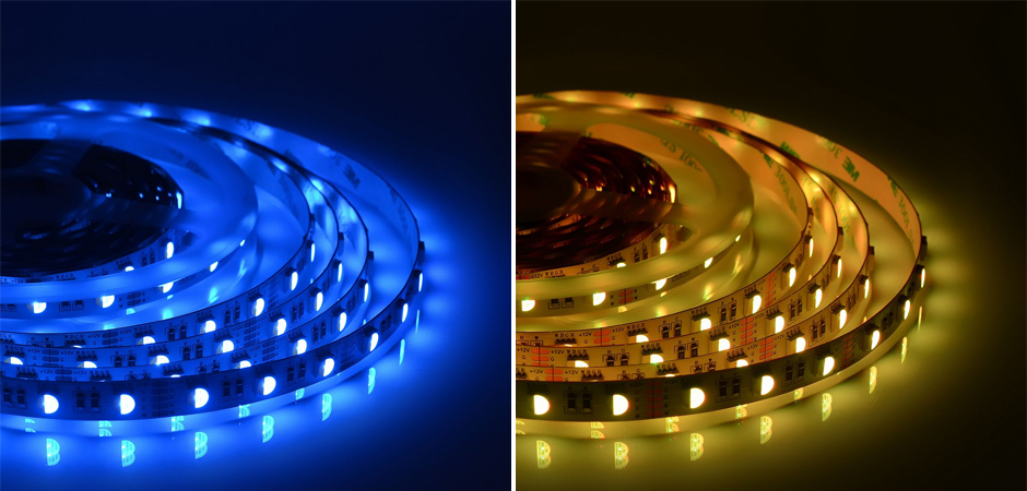 Светодиодная лента 14,4W/m 60LED/m 5050SMD 5м разноцветная - фото №1