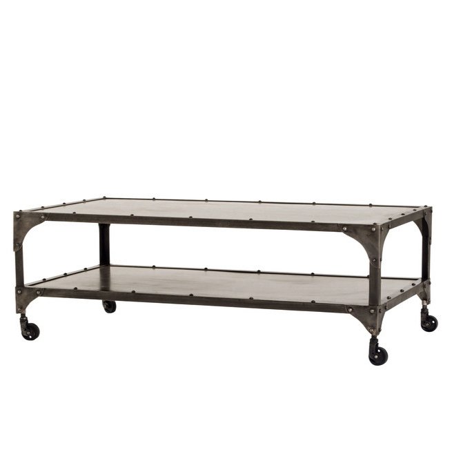 Кофейный стол Industrial Steampunk Nickel Coffee Table Кофейный стол Industrial Steampunk Nickel Coffee Table в Барнауле | Loft Concept