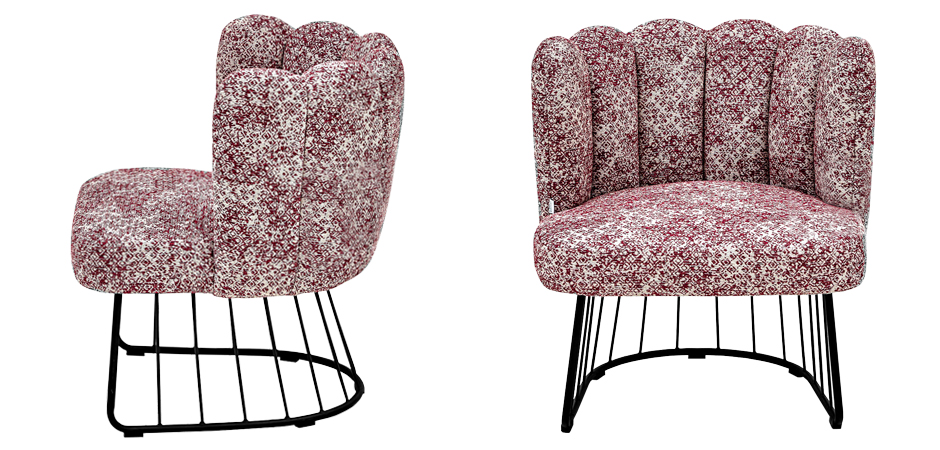 Кресло Noah Armchair cherry-white Кресло Noah Armchair cherry-white - Loft-Concept в Барнауле
