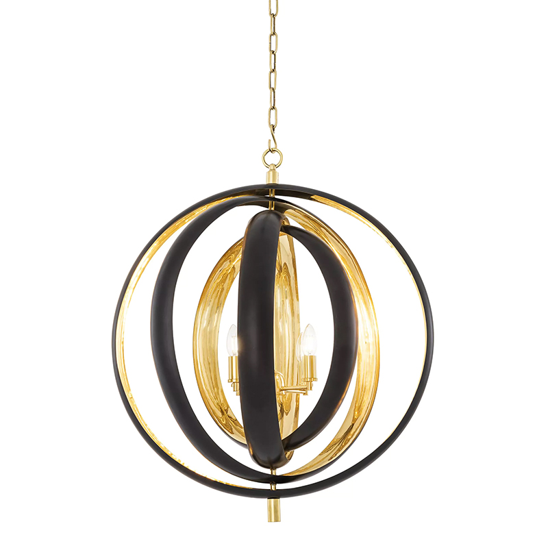 Люстра Eichholtz Chandelier Riley Черный Золотой Люстра Eichholtz Chandelier Riley Черный Золотой в Барнауле | Loft Concept