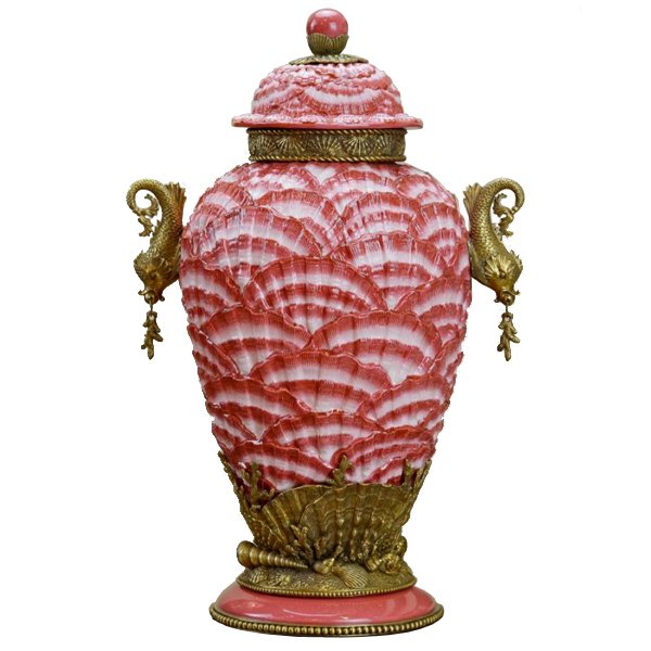 Большая ваза Ceramics SEA collection Коралловый Бронза Большая ваза Ceramics SEA collection Коралловый Бронза в Барнауле | Loft Concept