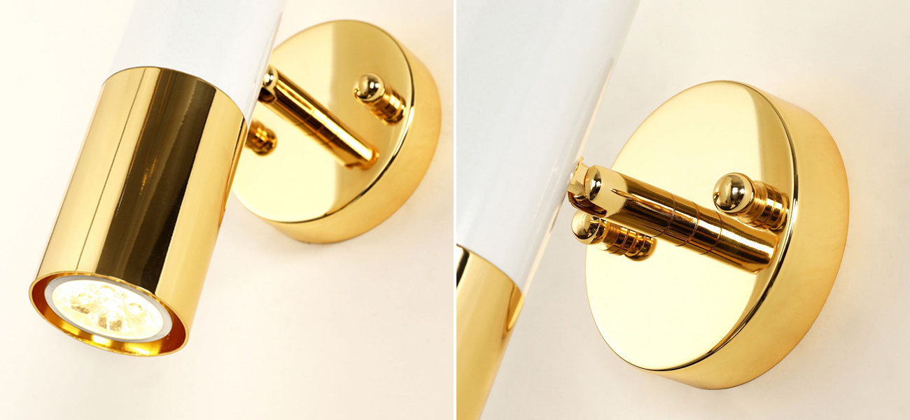 Бра с бело-золотым плафоном Delightfull - фото