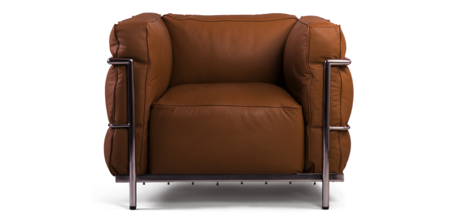Кресло Le Corbusier LC3 brown Кресло Le Corbusier LC3 brown - Loft-Concept в Барнауле