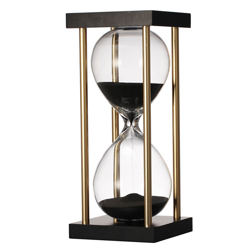 Песочные часы Ramirus Watch black Черный Золотой Песочные часы Ramirus Watch black Черный Золотой в Барнауле | Loft Concept