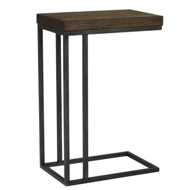 Приставной стол Industrial Oak Peyton Side Table Черный Приставной стол Industrial Oak Peyton Side Table Черный в Барнауле | Loft Concept