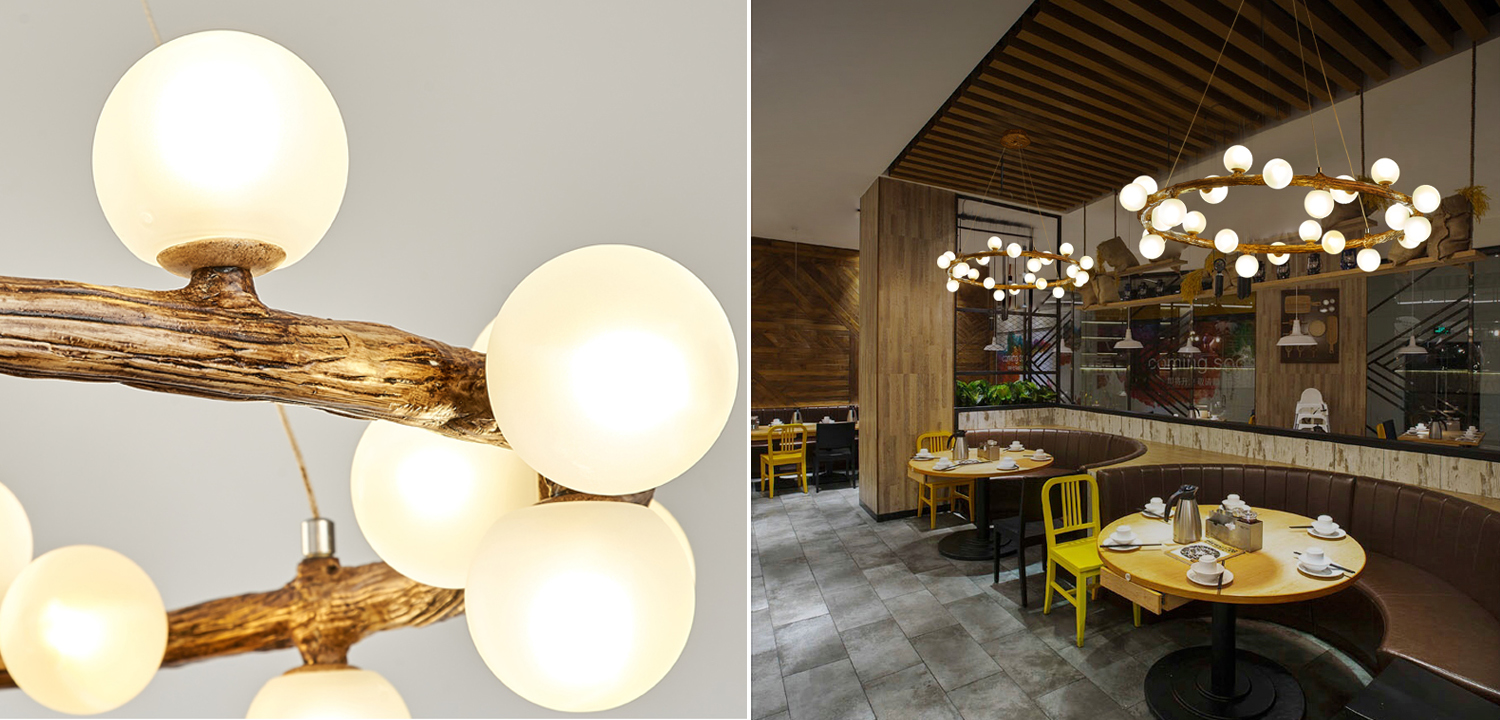 Люстра Circular Branch Chandelier - фото