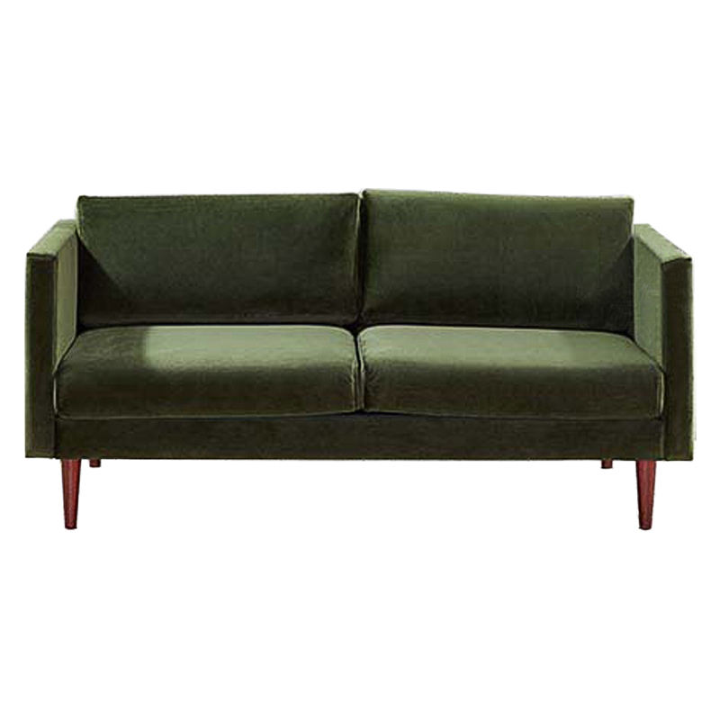 Диван Simple Forms Sofa Green Зеленый Коричневый Диван Simple Forms Sofa Green Зеленый Коричневый в Барнауле | Loft Concept