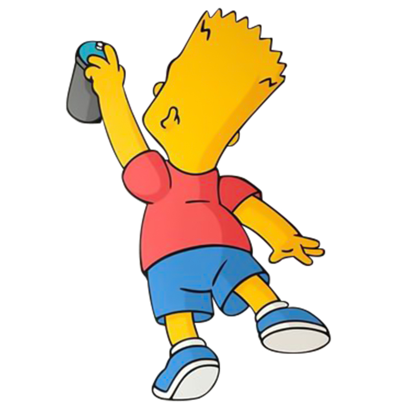 Арт-объект на стену Bart Simpson Мульти Желтый Синий Красный Арт-объект на стену Bart Simpson Мульти Желтый Синий Красный в Барнауле | Loft Concept