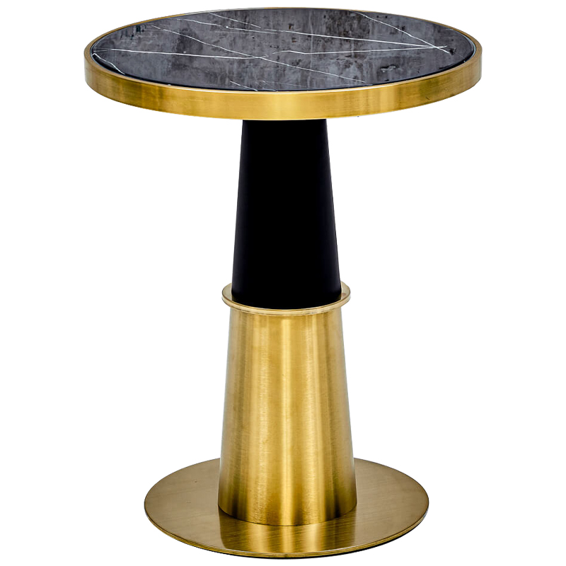 Обеденный стол Ricardo Dinner Table Глянцевое золото Черный Обеденный стол Ricardo Dinner Table Глянцевое золото Черный в Барнауле | Loft Concept