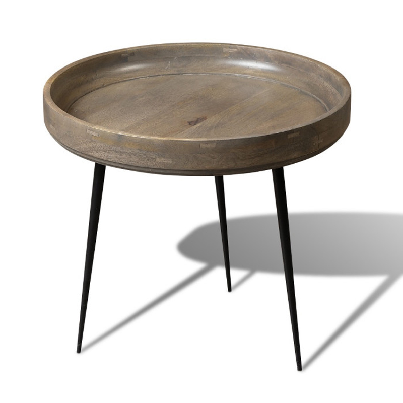 Кофейный стол Davidson Coffee Table platinum 47 Серый Черный Кофейный стол Davidson Coffee Table platinum 47 Серый Черный в Барнауле | Loft Concept