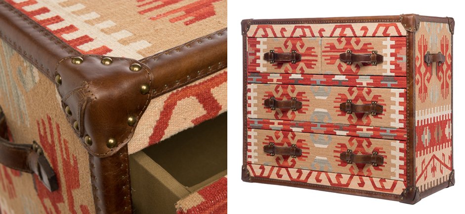 Комод Килим Howard Kilim Chest of Drawers Комод Килим Howard Kilim Chest of Drawers - Loft-Concept в Барнауле