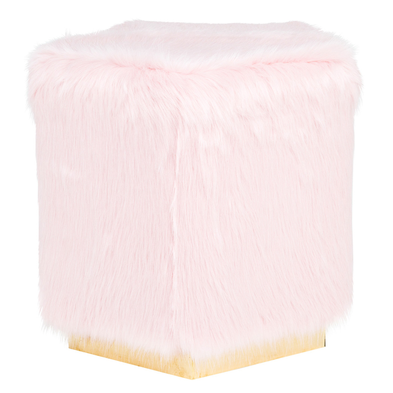 Пуф PUF Pink Fluffy Cloud Розовый Золотой в Барнауле | Loft Concept 