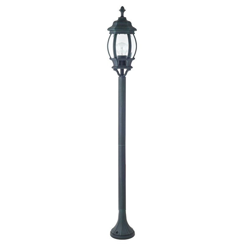 Уличный светильник Lacres Street lamp Винтажный черный Прозрачное Стекло Уличный светильник Lacres Street lamp Винтажный черный Прозрачное Стекло в Барнауле | Loft Concept