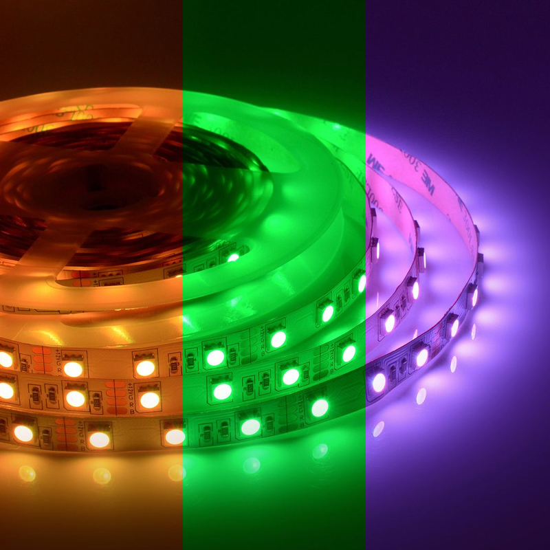 Светодиодная лента 5м 14,4W/m 60LED/m 5050SMD разноцветная Белый Светодиодная лента 5м 14,4W/m 60LED/m 5050SMD разноцветная Белый в Барнауле | Loft Concept