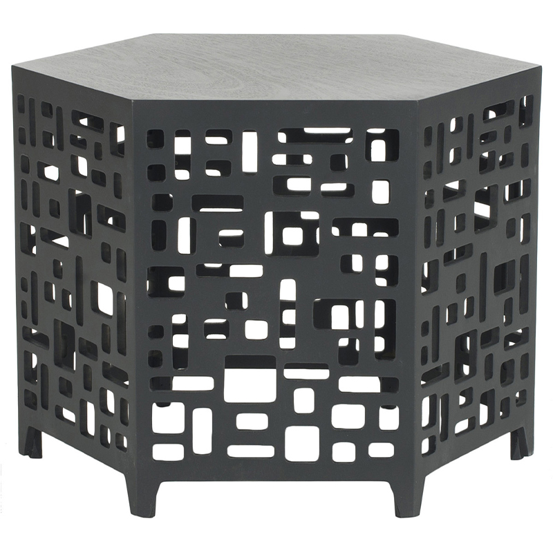 Приставной стол Theon Side Table Black Черный Приставной стол Theon Side Table Black Черный в Барнауле | Loft Concept