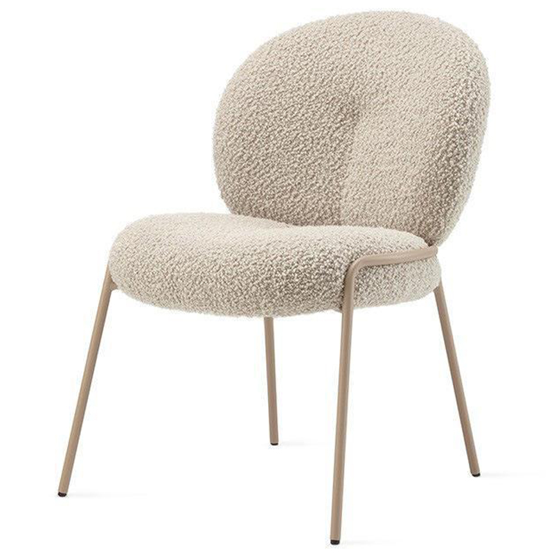Стул Lyons Boucle Chair Бежевый Золотой Стул Lyons Boucle Chair Бежевый Золотой в Барнауле | Loft Concept