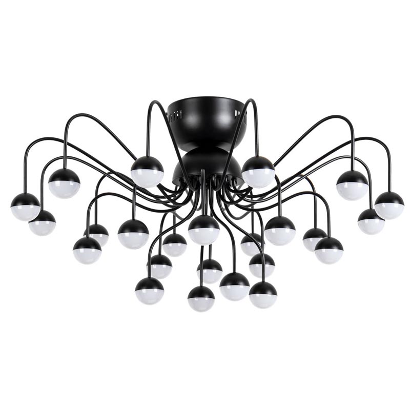Потолочная люстра Vilelme Chandelier black Черный Потолочная люстра Vilelme Chandelier black Черный в Барнауле | Loft Concept
