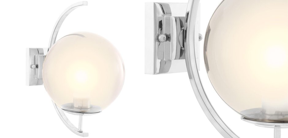 Бра Eichholtz Wall Lamp Cascade Nickel Бра Eichholtz Wall Lamp Cascade Nickel - Loft-Concept в Барнауле