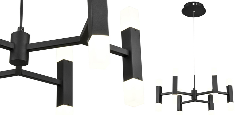 Люстра Rigor & Conciseness Lighting Angular Plafond Black Люстра Rigor & Conciseness Lighting Angular Plafond Black - Loft-Concept в Барнауле