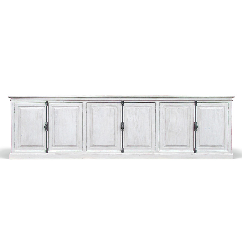 Комод длинный в стиле прованс Haldor Provence HARMONIE Glacier White Белый Белый Комод длинный в стиле прованс Haldor Provence HARMONIE Glacier White Белый Белый в Барнауле | Loft Concept