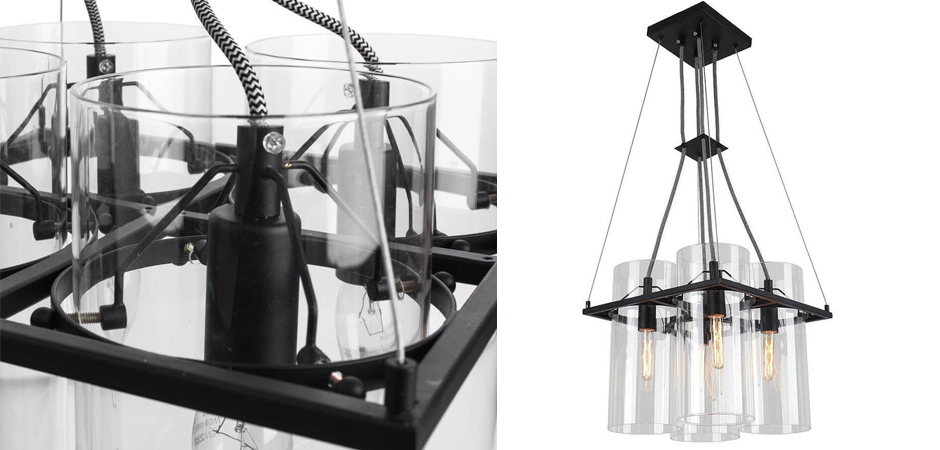 Люстра Glass Cylinder Chandelier Люстра Glass Cylinder Chandelier - Loft-Concept в Барнауле