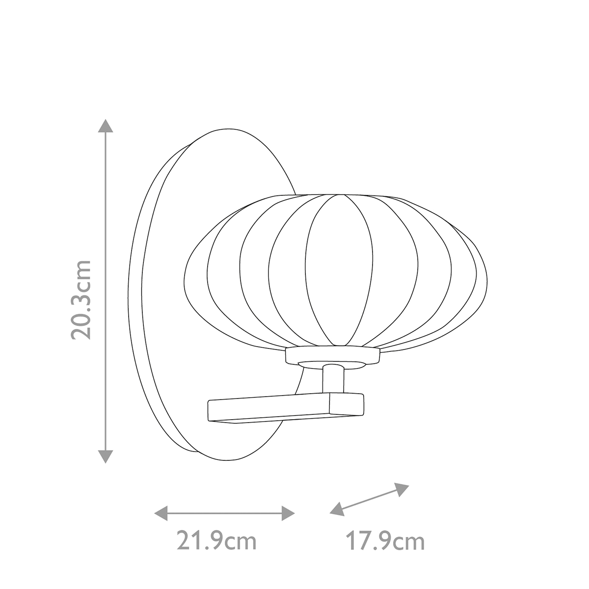  Бра с круглым плафон из матового белого стекла Kichler в Барнауле