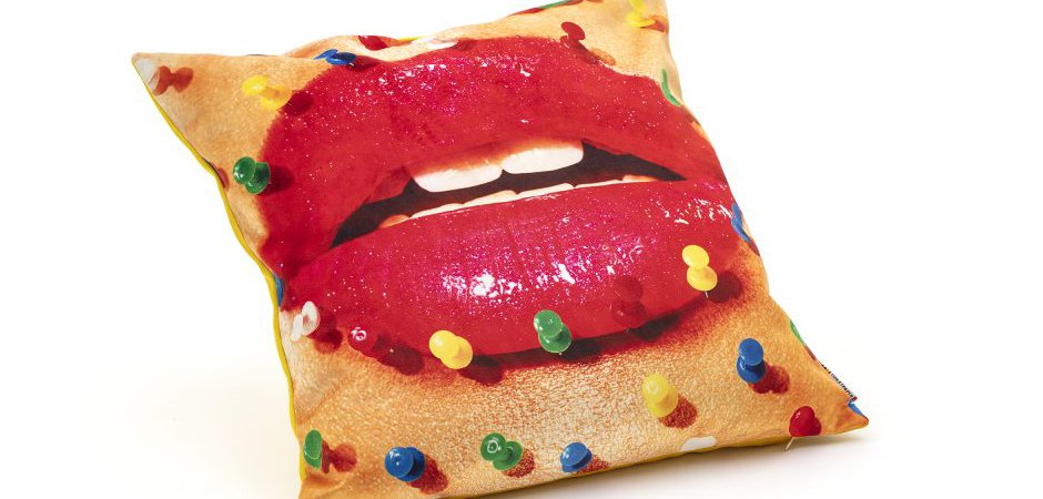 Подушка Seletti Cushion Mouth with pins Design: Toiletpaper Подушка Seletti Cushion Mouth with pins Design: Toiletpaper - Loft-Concept в Барнауле