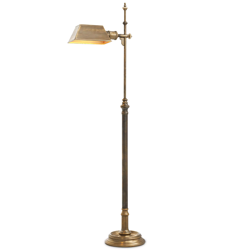 Торшер Eichholtz Floor Lamp Charlene Латунь Винтажная латунь Торшер Eichholtz Floor Lamp Charlene Латунь Винтажная латунь в Барнауле | Loft Concept
