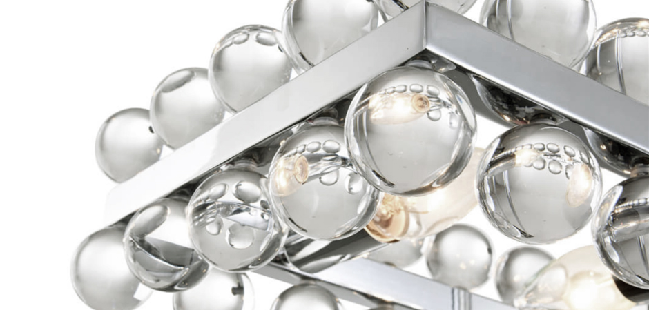 Sacramento Transparent Balls Rectangle Chandelier Sacramento Transparent Balls Rectangle Chandelier - Loft-Concept в Барнауле