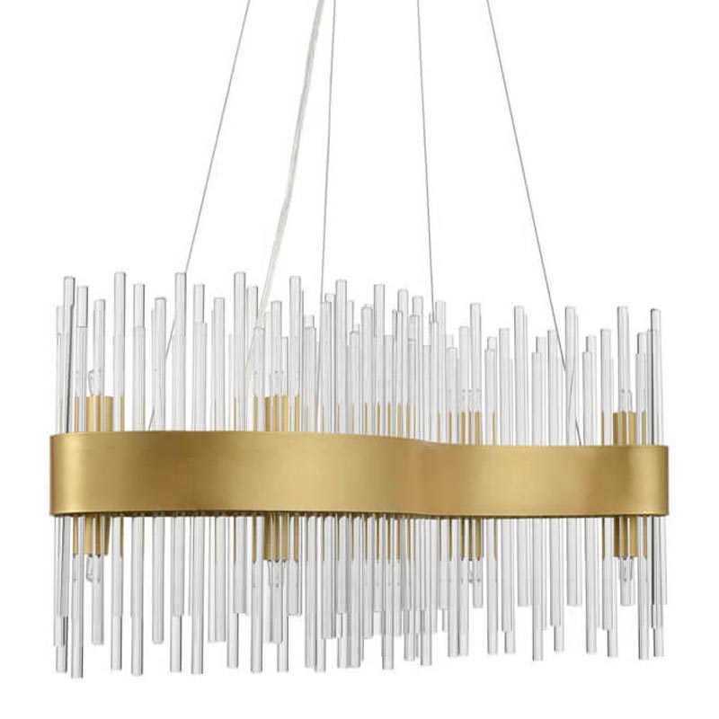 Люстра Nembus Chandelier 60 gold Прозрачный (Transparent) Золотой Люстра Nembus Chandelier 60 gold Прозрачный (Transparent) Золотой в Барнауле | Loft Concept