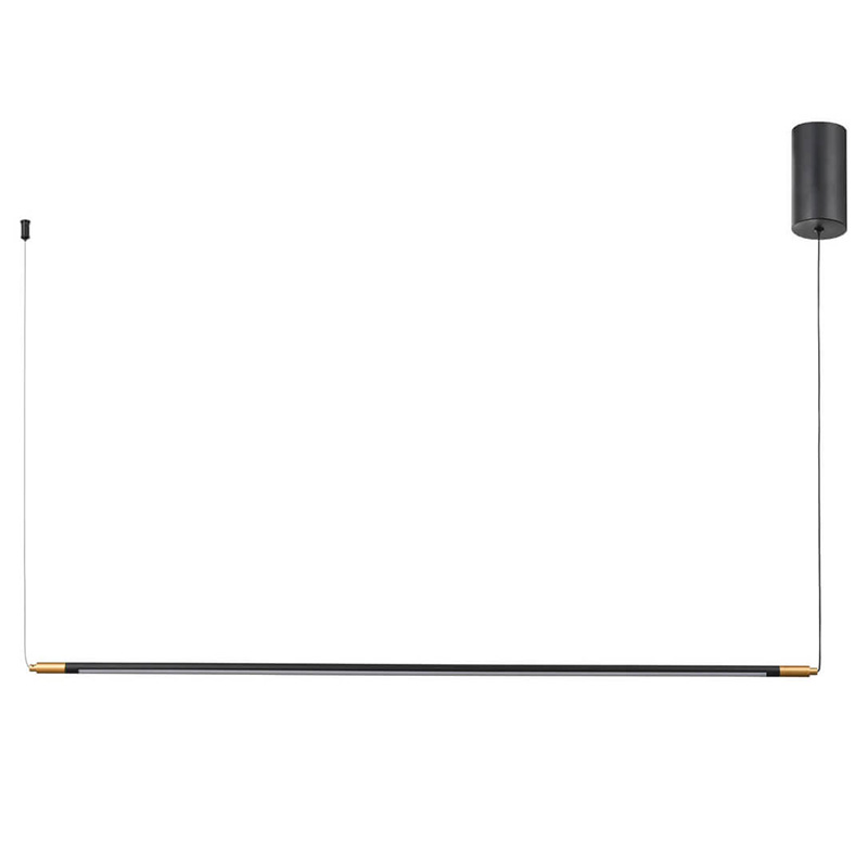 Подвесной светильник Drawing Line Gold Black Linear Золотой Черный Подвесной светильник Drawing Line Gold Black Linear Золотой Черный в Барнауле | Loft Concept