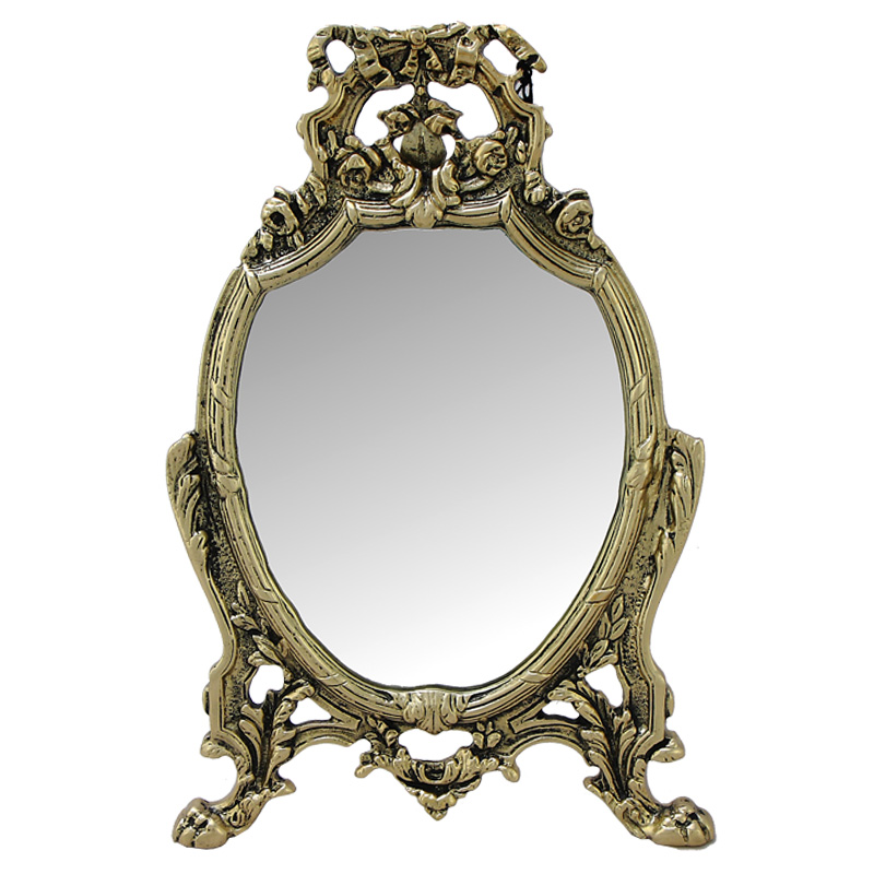 Зеркало настольное в бронзовой раме Majestic Bronze Mirrors Бронза Зеркало настольное в бронзовой раме Majestic Bronze Mirrors Бронза в Барнауле | Loft Concept