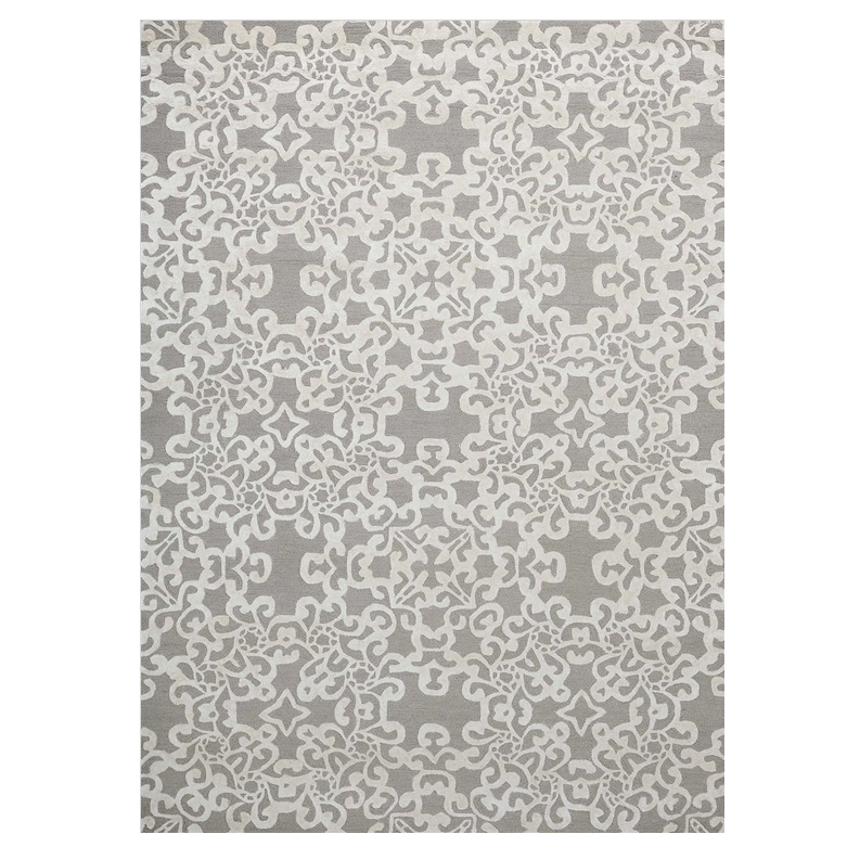 Ковёр из вискозы Indian pattern Pelermo Серый Ковёр из вискозы Indian pattern Pelermo Серый в Барнауле | Loft Concept