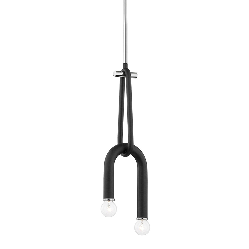 Люстра Paulson floppy pendant chrome Черный Хром Люстра Paulson floppy pendant chrome Черный Хром в Барнауле | Loft Concept