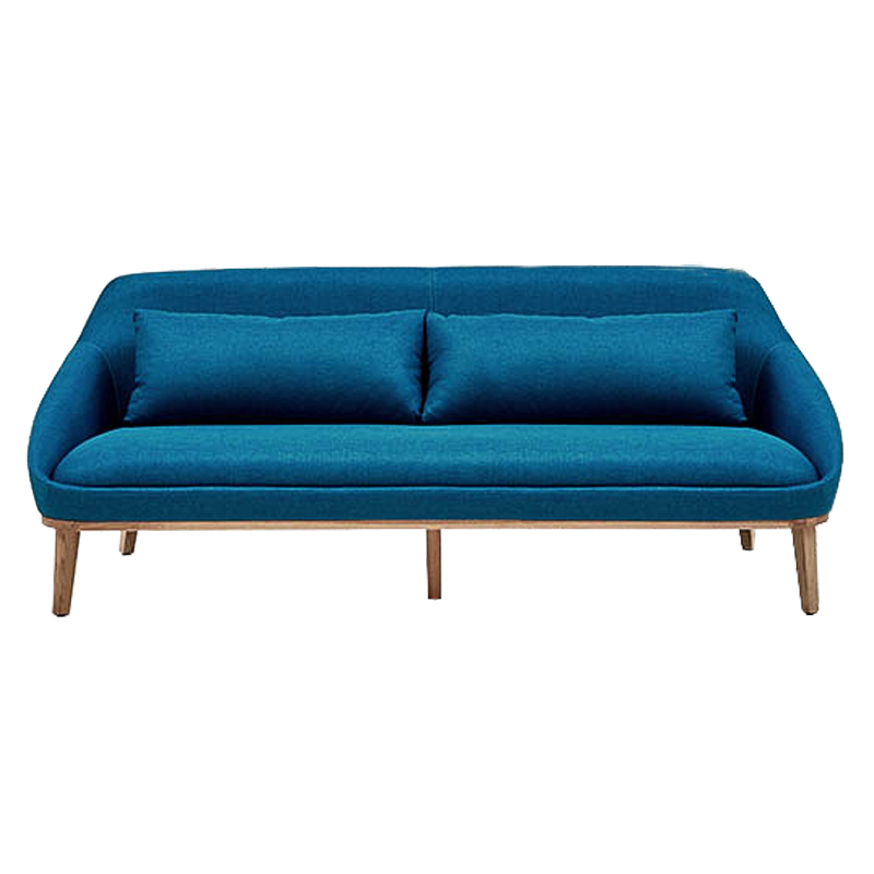 Двухместный диван Sea Basin Sofa Синий Древесина Двухместный диван Sea Basin Sofa Синий Древесина в Барнауле | Loft Concept