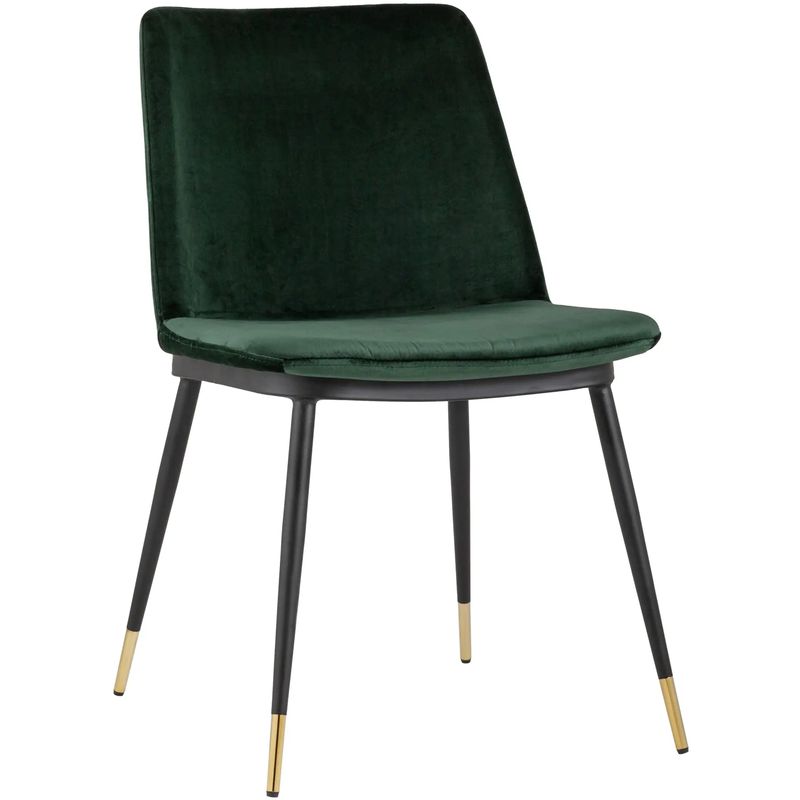 Стул Melissa Chair Зеленый Велюр Зеленый Черный Стул Melissa Chair Зеленый Велюр Зеленый Черный в Барнауле | Loft Concept